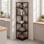 HANAH HOME Polica za knjige Wally Black - slika 1