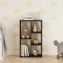 HANAH HOME Polica za knjige Monaco Black - slika 2
