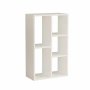 HANAH HOME Polica za knjige Monaco White - slika 4