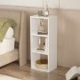 HANAH HOME Polica za knjige Canaria White - slika 2