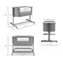 KINDERKRAFT KOLEVKA NESTE GROW 2 DARK GREY - slika 4