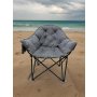 Bolzz Sklopiva stolica za kampovanje RELAX GRAY - slika 3