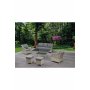 HANAH HOME Baštenska garnitura Rondi Dark Grey Honey - slika 2