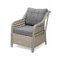 HANAH HOME Baštenska garnitura Rondi Dark Grey Honey - slika 3