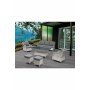HANAH HOME Baštenska garnitura Rondi Dark Grey Light Grey - slika 1
