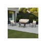 HANAH HOME Baštenska garnitura Nergiz 3+1+1 Beige - slika 1