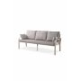 HANAH HOME Baštenska garnitura Nergiz 3+1+1 Milky Brown - slika 2