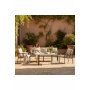 HANAH HOME Baštenska garnitura Nergiz Mermer 3+1+1 Beige - slika 1