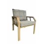 HANAH HOME Baštenska garnitura Nergiz Mermer 3+1+1 Grey - slika 2