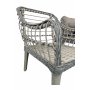 HANAH HOME Baštenska garnitura Fiori Grey - slika 5
