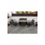 HANAH HOME Baštenska garnitura Nergiz 2+1+1 Dark Blue - slika 2