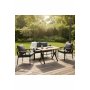HANAH HOME Baštenska garnitura Nergiz 2+1+1 Dark Blue - slika 1