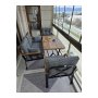 HANAH HOME Baštenska garnitura Nergiz 2+1+1 Dogtooth - slika 3