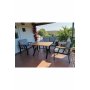 HANAH HOME Baštenska garnitura Nergiz 2+1+1 Grey - slika 1