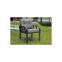 HANAH HOME Baštenska garnitura Nergiz 2+1+1 Grey Dark Grey - slika 4