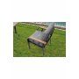 HANAH HOME Baštenska garnitura Nergiz 2+1+1 Grey Dark Grey - slika 5