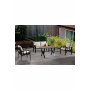 HANAH HOME Baštenska garnitura Nergiz 2+1+1 Mink - slika 2