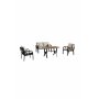 HANAH HOME Baštenska garnitura Nergiz 2+1+1 Mink - slika 3