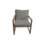 HANAH HOME Baštenska garnitura Fatsa 2+1+1 Grey - slika 3
