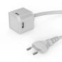 ALLOCACOC USB Powercube White 10464WT/EUEUMC, 1.5m - slika 1