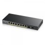 Zyxel GS1900-8HP v3 PoE Upravljao L2 Gigabit Ethernet (10/100/1000) Snaga preko Ethernet (PoE) Crna - slika 1