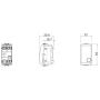 GEWISS GW10153 dugme sa simbolom prozora Bell Light 1 Normalno otvoren 1M 1P 16A Bela - slika 3