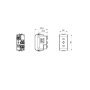 GEWISS GW10201 Socket 1M 2P + JP 10A P11 Italijanski standard Bela - slika 2