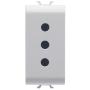 GEWISS GW10201 Socket 1M 2P + JP 10A P11 Italijanski standard Bela - slika 1