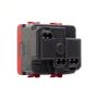 GEWISS GW10251 Socket 2M 2P + PE 16A Nemački Standard Crvena - slika 3