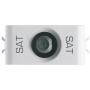 GEWISS GW10371 SAT Socket 1M F-Connect Prigušivanje 0dB Bela - slika 2