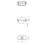 GEWISS GW10371 SAT Socket 1M F-Connect Prigušivanje 0dB Bela - slika 4