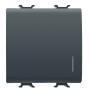 GEWISS GW12172F Osvetljeno dugme 1 NO 2M 1P 16A Plug-in terminali Crna - slika 1