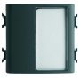GEWISS GW12191 - Osvetljeni panel Prekidač - 250V AC - NA 10A - 2 modula - Saten Crna - ChoruSmart - slika 3