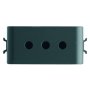 GEWISS GW12201 - Italijanska standardna utičnica 250V AC - 2P+E 10A - Satin Black - ChoruSmart - slika 3