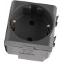 GEWISS GW12241 Socket 2M 2P + PE 16A Nemački standard Crna - slika 4