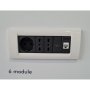 GEWISS GW16106TB poklopac okvir ONE 6M mleko bela - slika 4