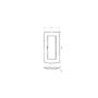 GEWISS GW16106VA poklopac okvir ONE 6M siva - slika 4