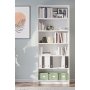 HANAH HOME Polica za knjige Bili 5 80 - slika 2