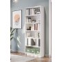 HANAH HOME Polica za knjige Bili 5 80 - slika 1