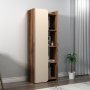 HANAH HOME Polica za knjige Suave Walnut Beige - slika 2