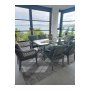 HANAH HOME Baštenska garnitura Hisar 6+1 Grey - slika 1