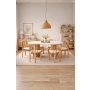 HANAH HOME Set Trpezarijski sto i 6 stolica Bohemian Round Italian 7 - slika 1