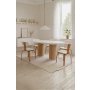 HANAH HOME Set Trpezarijski sto i 6 stolica Bohemian Round London 7 - slika 1