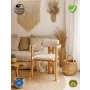 HANAH HOME Set Trpezarijski sto i 4 stolice Bohemian Round Scandinavian 5 - slika 3