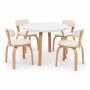HANAH HOME Set Trpezarijski sto i 4 stolice Bohemian Butterfly London 5 - slika 2