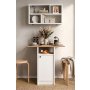 HANAH HOME Set Trpezarijski sto i zidna polica Nord ND17 SW - slika 2