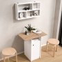 HANAH HOME Set Trpezarijski sto i zidna polica Nord ND17 SW - slika 4