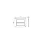 GEWISS GW16112TB poklopac okvir ONE 6+6M - slika 2