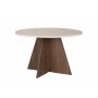 HANAH HOME Trpezarijski sto Virella Travertine Venezia Walnut - slika 3