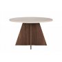 HANAH HOME Trpezarijski sto Virella Travertine Venezia Walnut - slika 4